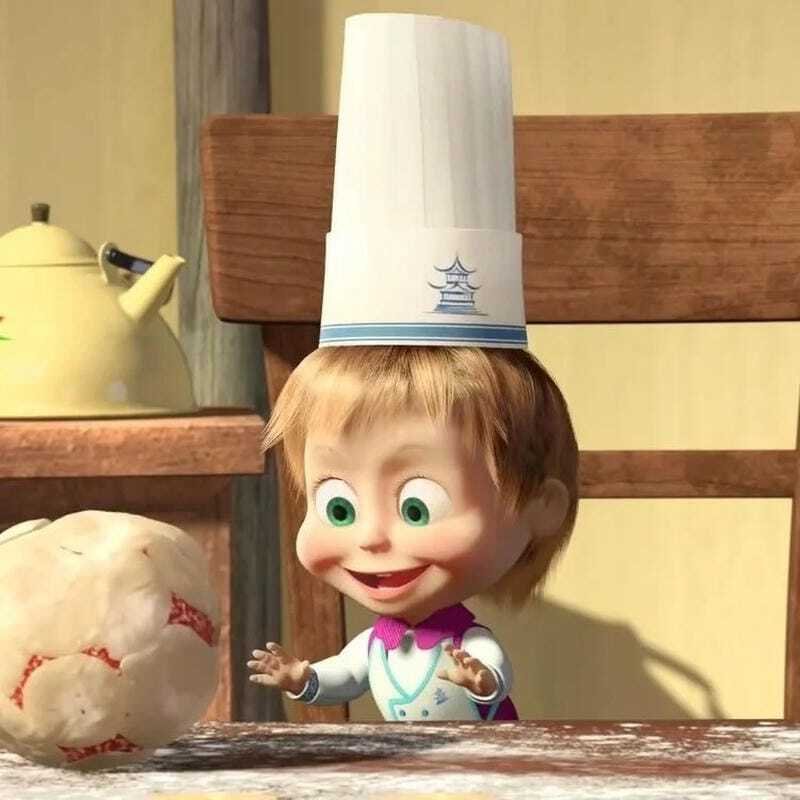 Hình avatar Masha cute phong cách anime cực nổi bật