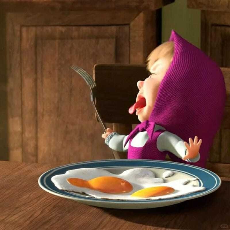 Hình avatar Masha cute phong cách hoạt hình cực nổi bật