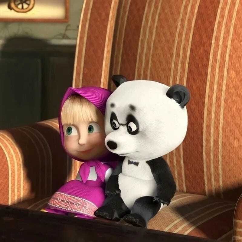 Ảnh đại diện Masha cute dành cho mạng xã hội hiện nay
