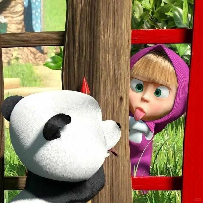 Hình avatar Masha cute cho ảnh đại diện TikTok đẹp