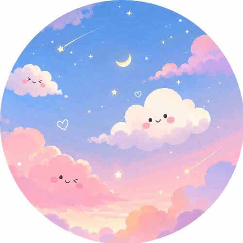 Avatar ảnh bầu trời cute, ngộ nghĩnh, trong trẻo