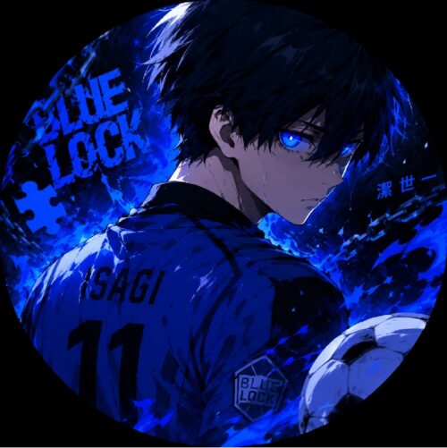 Avatar anime Blue Lock máu lửa, đầy khát khao chiến thắng