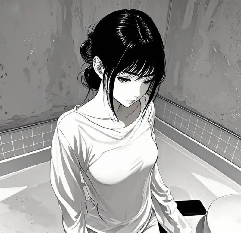 avatar anime đen trắng 28