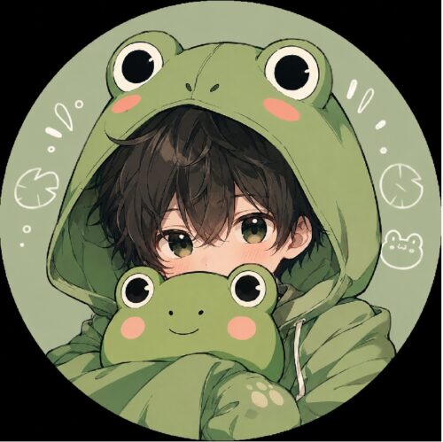 Avatar anime ếch dễ thương, ngộ nghĩnh gây thương nhớ