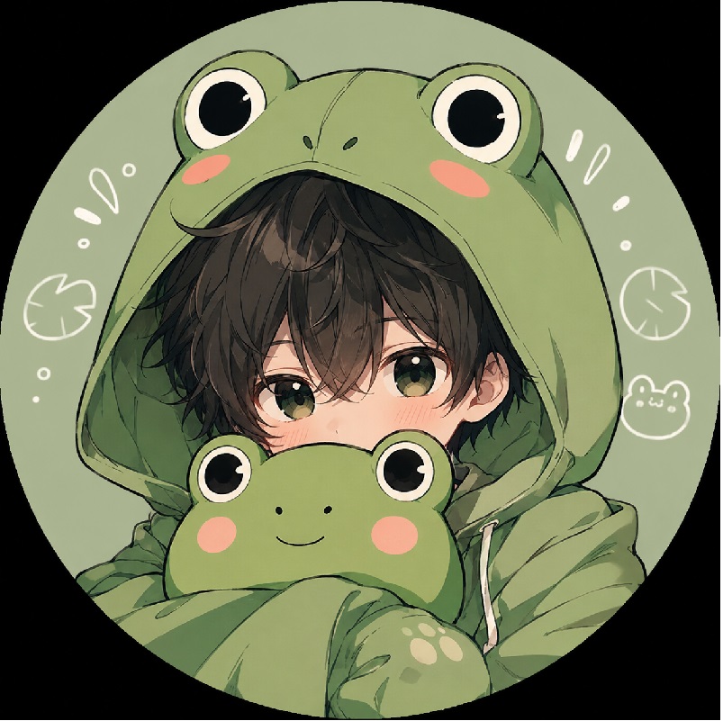 Avatar anime ếch dễ thương, ngộ nghĩnh gây thương nhớ