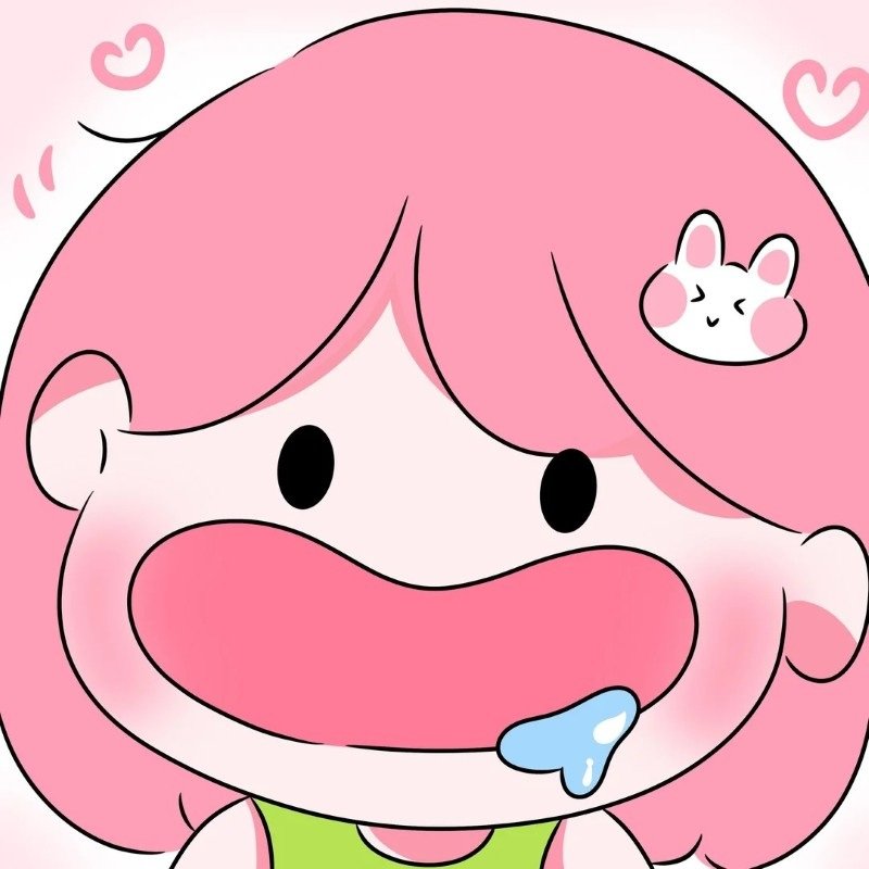 avatar anime màu hồng cute 45