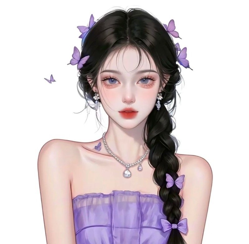 avatar anime nữ cute​ 24