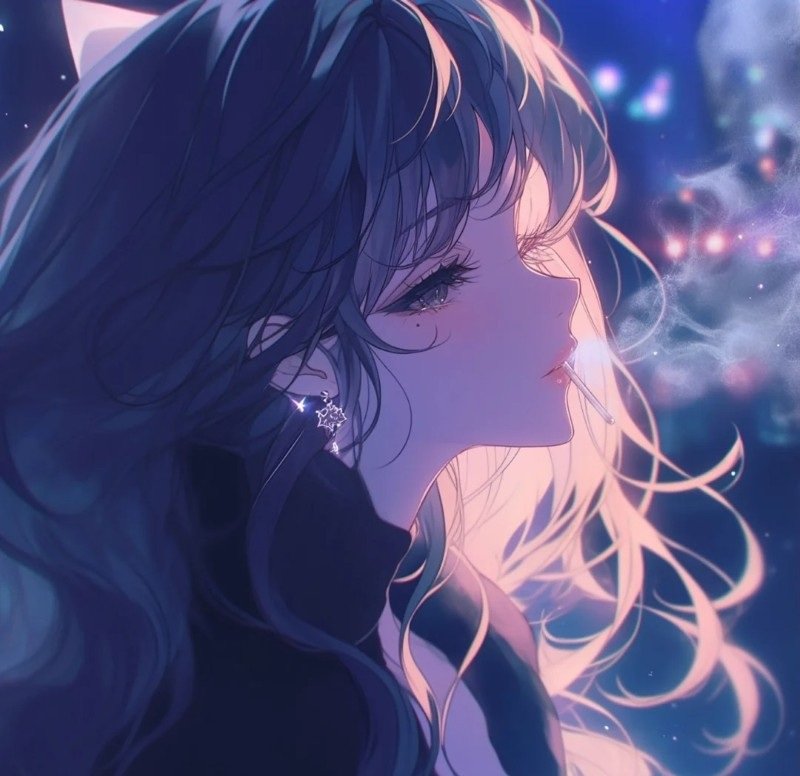 avatar anime nữ ngầu 21