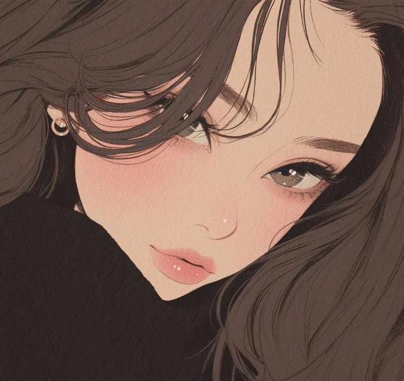 avatar anime nữ ngầu 23