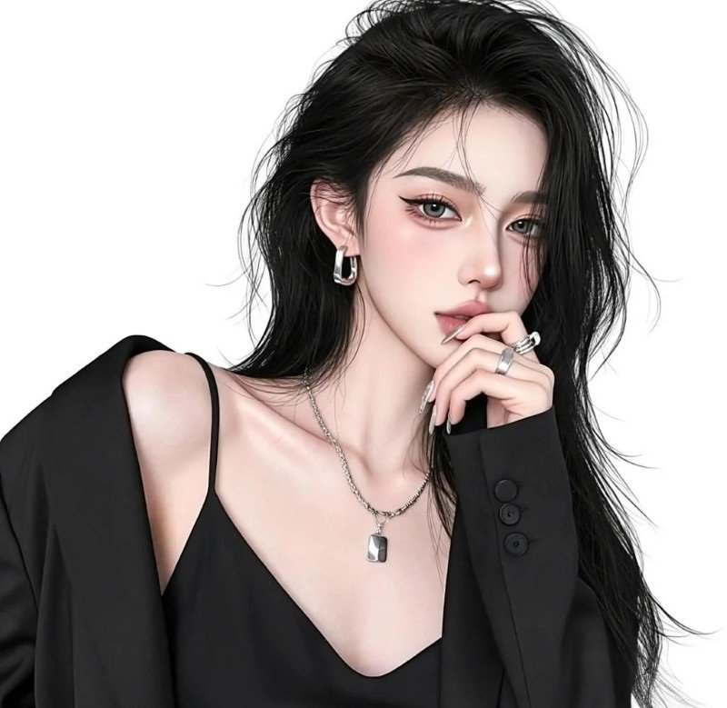avatar anime nữ ngầu 25