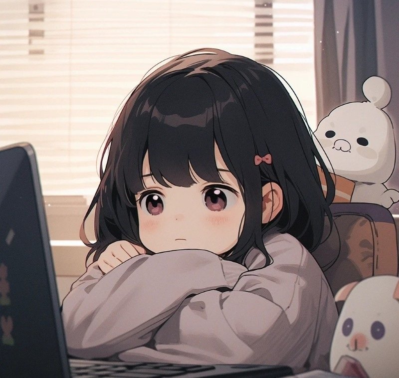 avatar anime nữ sad 10