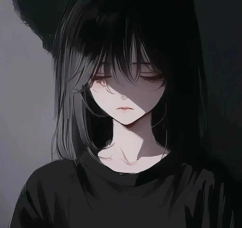 avatar anime nữ sad 37