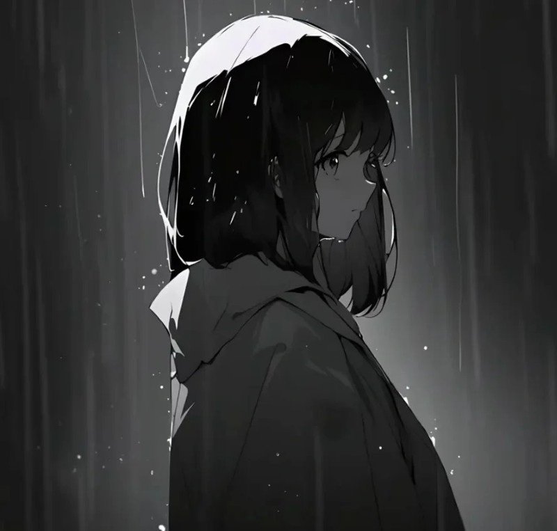 avatar anime nữ sad 4