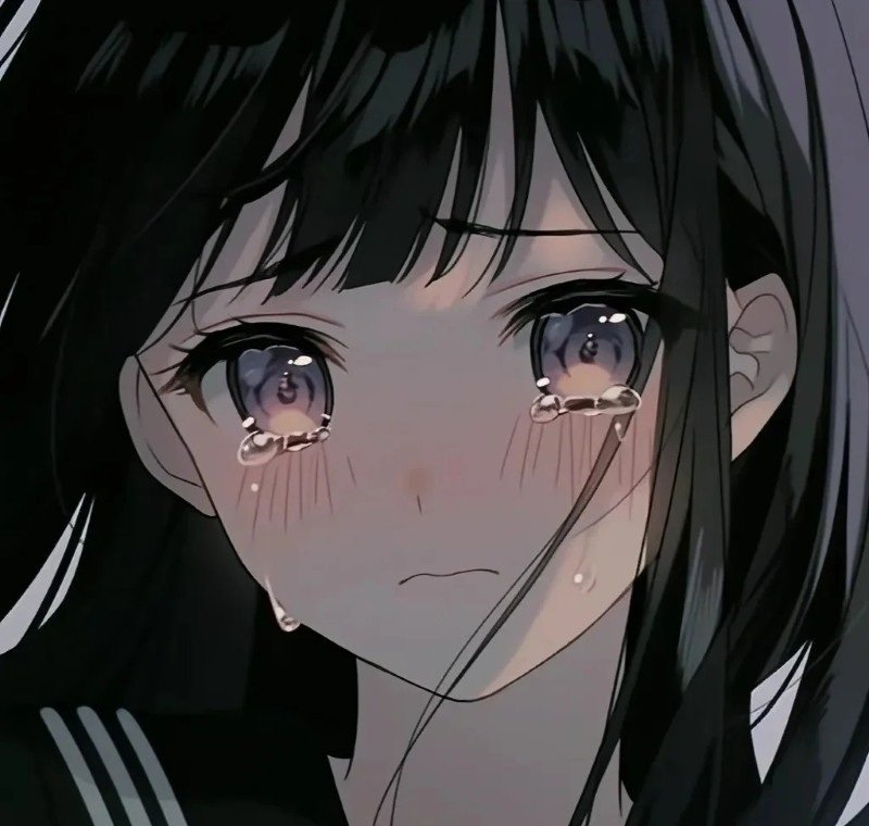 avatar anime nữ sad 5