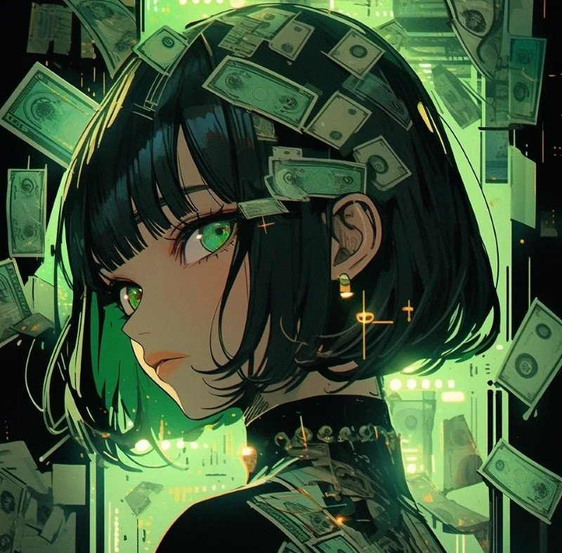 avatar anime xanh lá 14