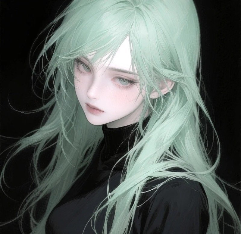 avatar anime xanh lá 17