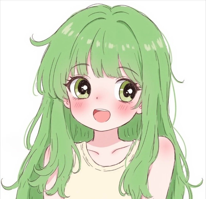 avatar anime xanh lá 37