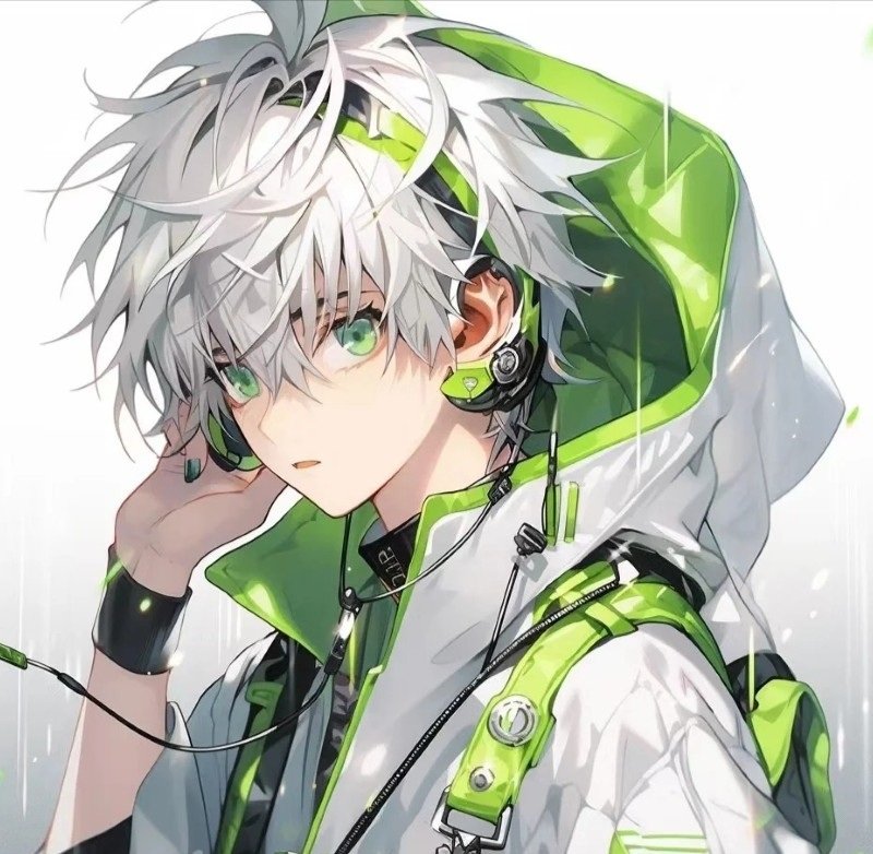 avatar anime xanh lá 6