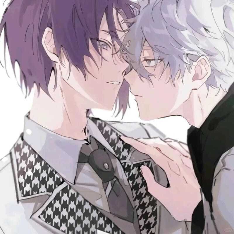 Hình avatar boy love phong cách chibi đáng yêu dễ thương