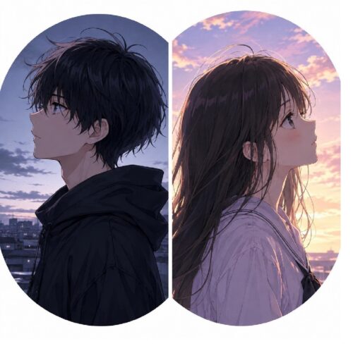 Avatar cặp anime rời độc đáo, ghép hình cực chất lượng