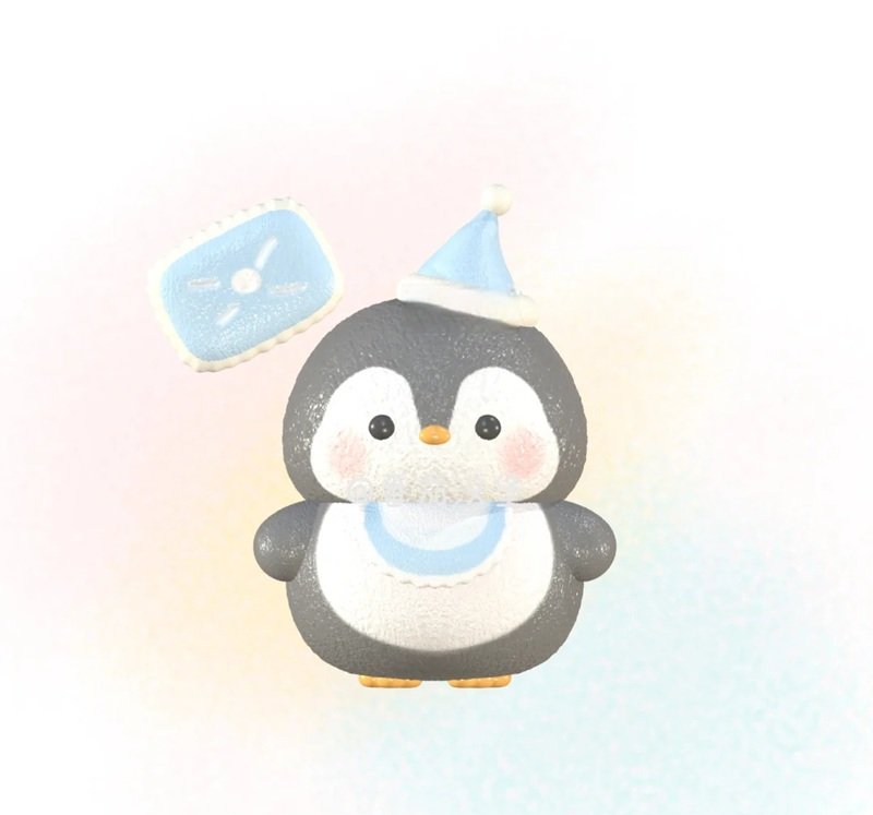 Hình avatar chim cánh cụt cute mang cảm giác vui tươi dễ chịu