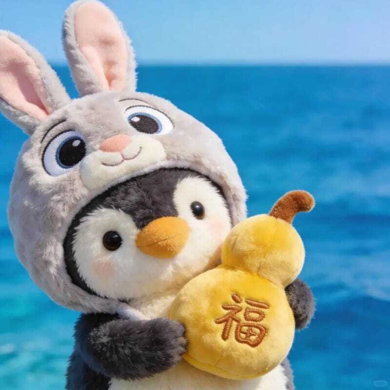 Hình avatar chim cánh cụt cute biểu cảm hài hước ngộ nghĩnh