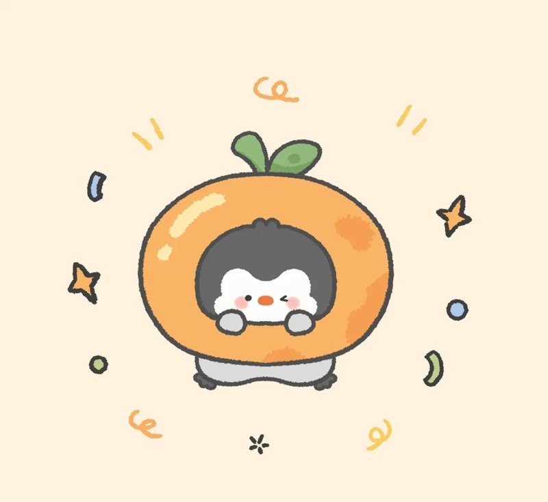 Avatar chim cánh cụt cute phong cách chill dễ thương
