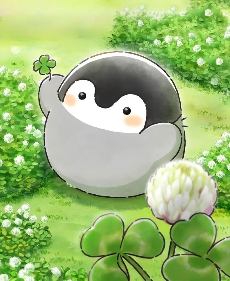 Avatar chim cánh cụt cute phong cách kawaii siêu dễ thương
