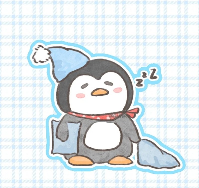 Ảnh avatar chim cánh cụt cute phong cách trẻ trung năng động