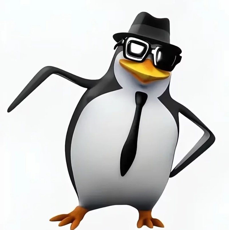 Hình avatar chim cánh cụt cute dành cho ảnh đại diện Facebook