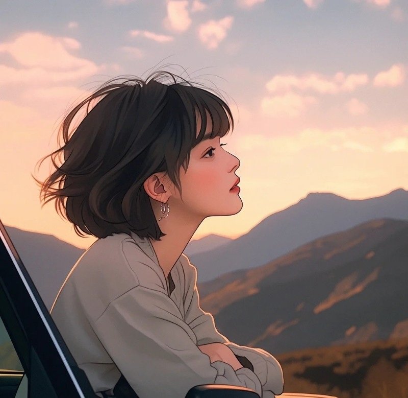 avatar cô đơn nữ anime 33