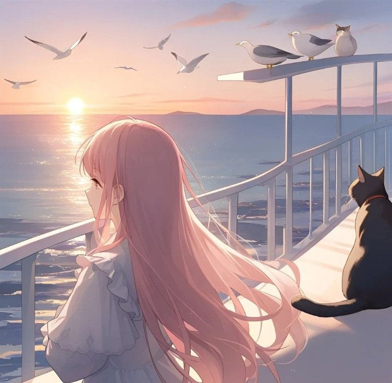 avatar cô đơn nữ anime 5