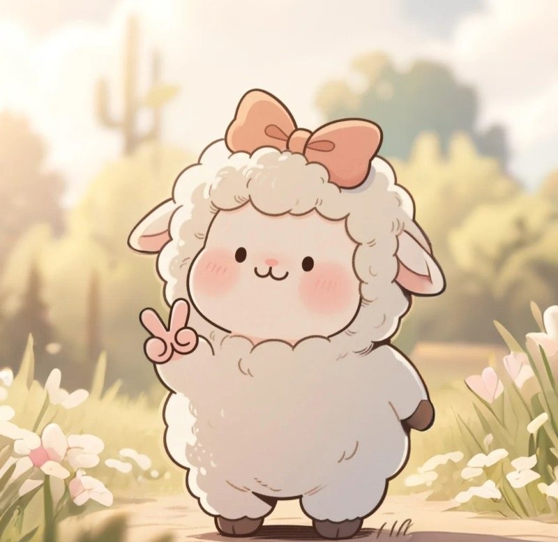 avatar con cừu cute 40
