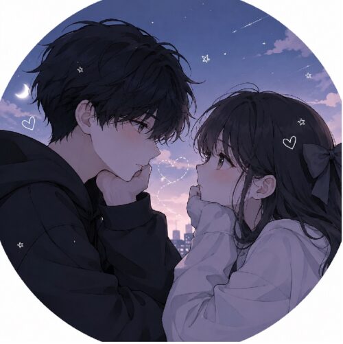Avatar couple anime ngọt ngào, lãng mạn cho cặp đôi