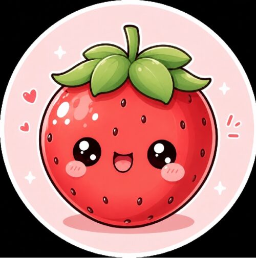 Avatar dâu tây cute, nhỏ xinh, ấm áp, đáng yêu, hot