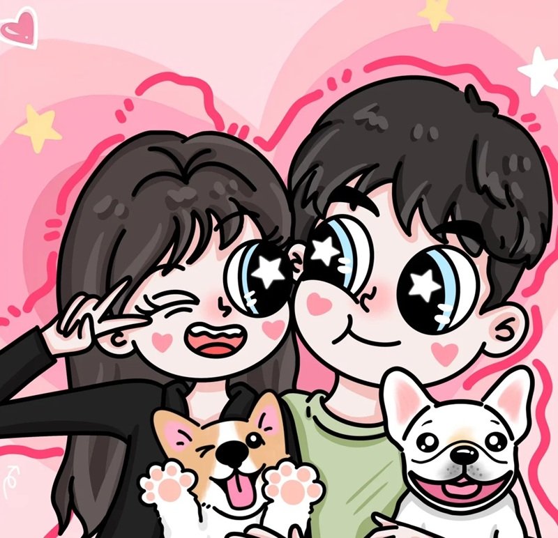 avatar đôi anime cute 16