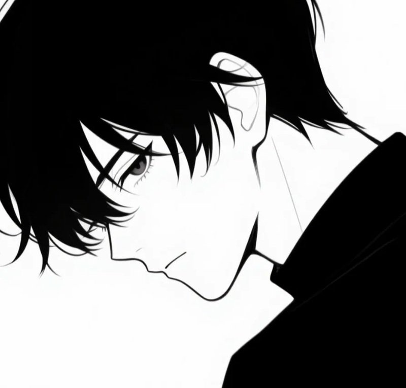avatar đôi anime đen trắng 13