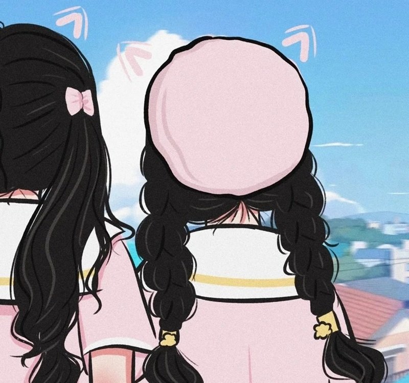 avatar đôi bạn thân nữ anime 7