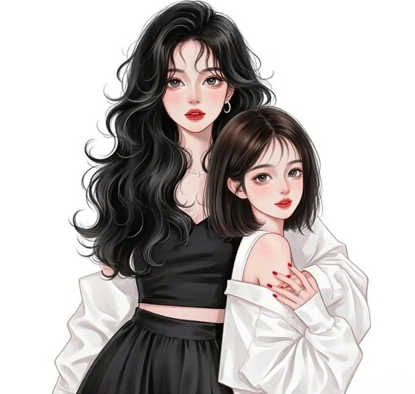 avatar đôi bạn thân nữ​ 21