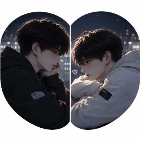 Avatar đôi boy love ngọt ngào, lãng mạn dành cho fan BL