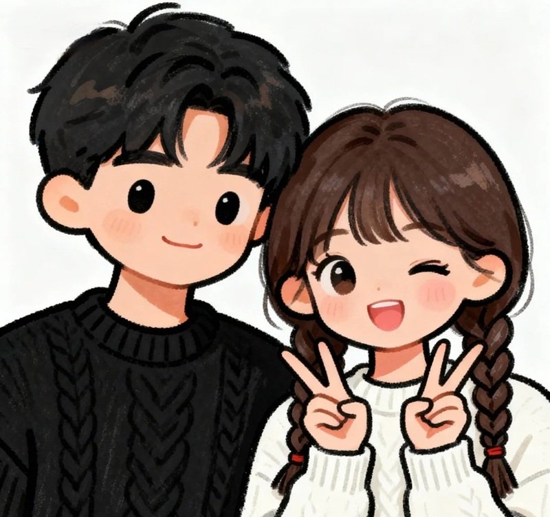 avatar đôi chibi 31