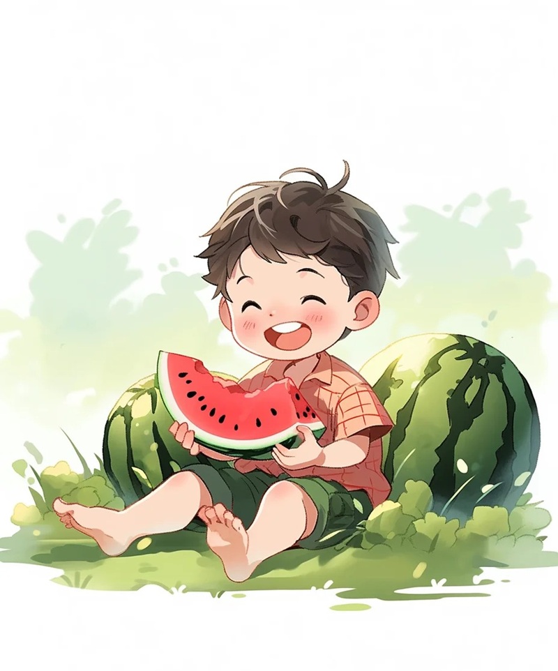 avatar dưa hấu cute 1