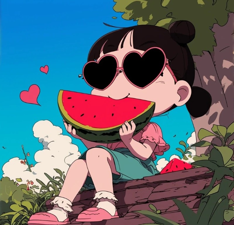 avatar dưa hấu cute 12