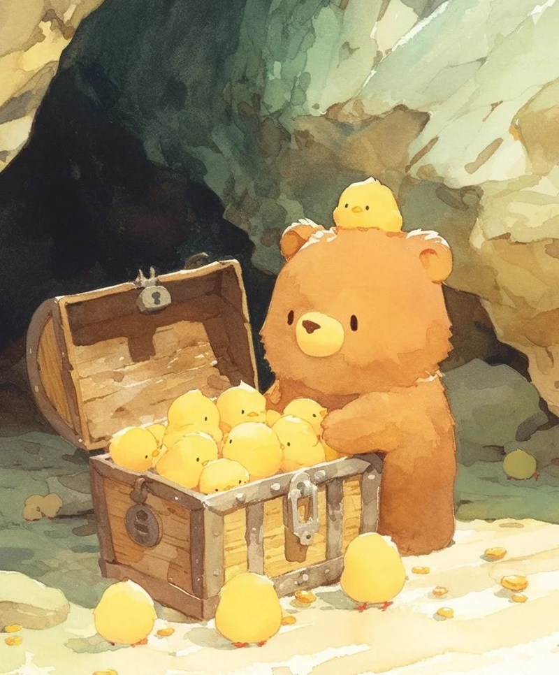 avatar gấu cute 4