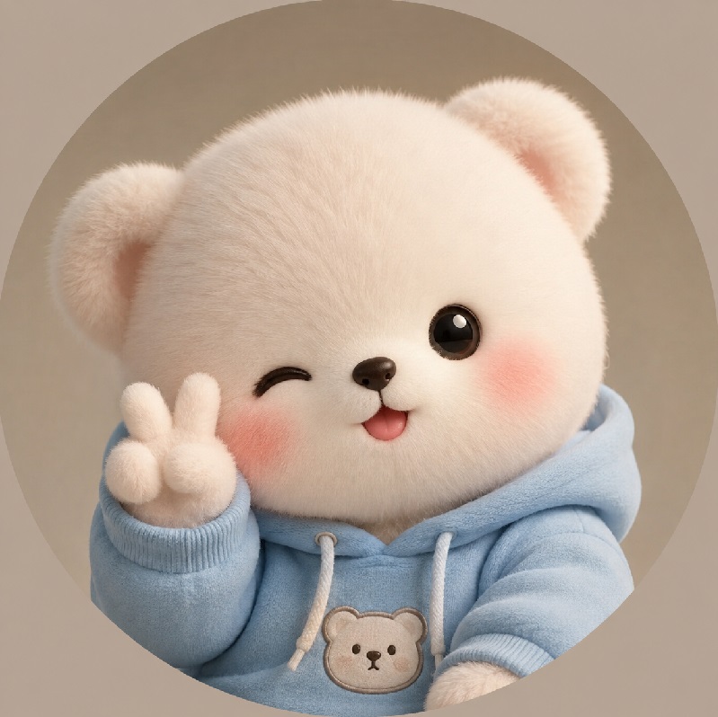 Avatar gấu cute đẹp, tinh nghịch, mềm mại, đáng yêu