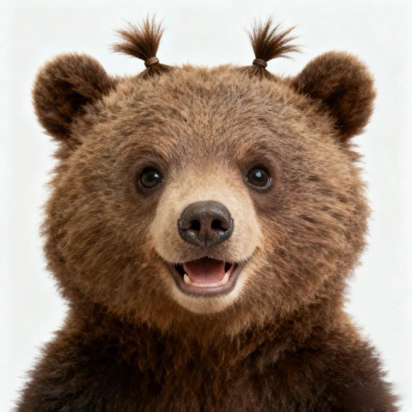 avatar gấu nâu cute 25