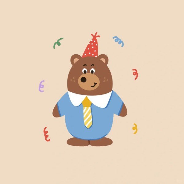 avatar gấu nâu cute 26