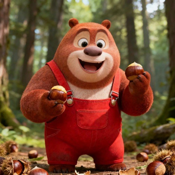 avatar gấu nâu cute 27