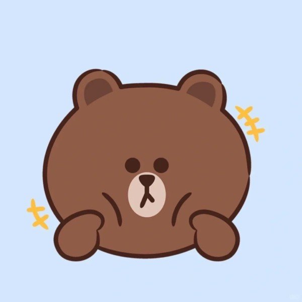 avatar gấu nâu cute 28