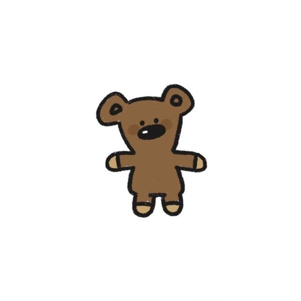 avatar gấu nâu cute 35